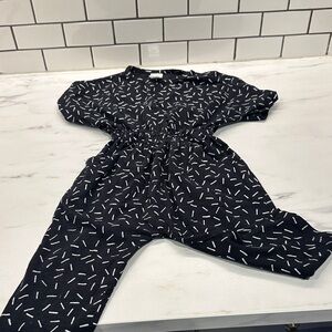 Black and White Nordstrom Toddler Jumpsuit